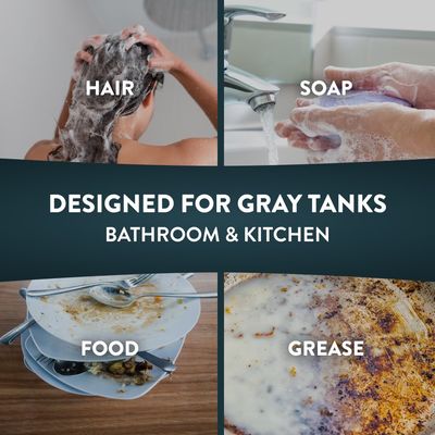 Liquified RV Gray Tank Cleaner - 32oz Single Bottle