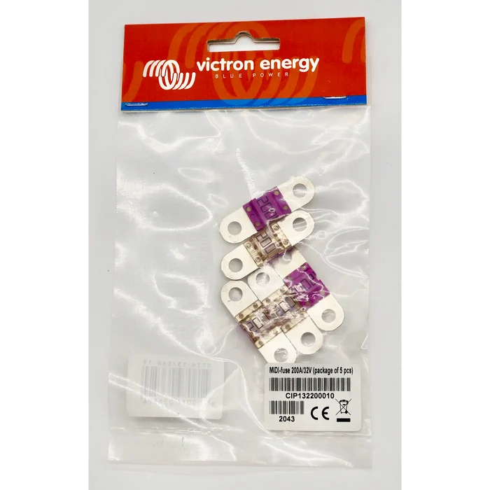 MIDI-fuse 200A/32V (pack of 5 pcs)