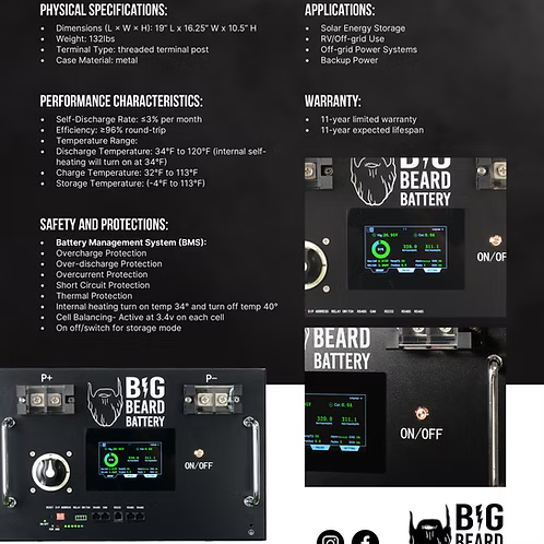 The Beast 24V 300Ah Lithium Battery