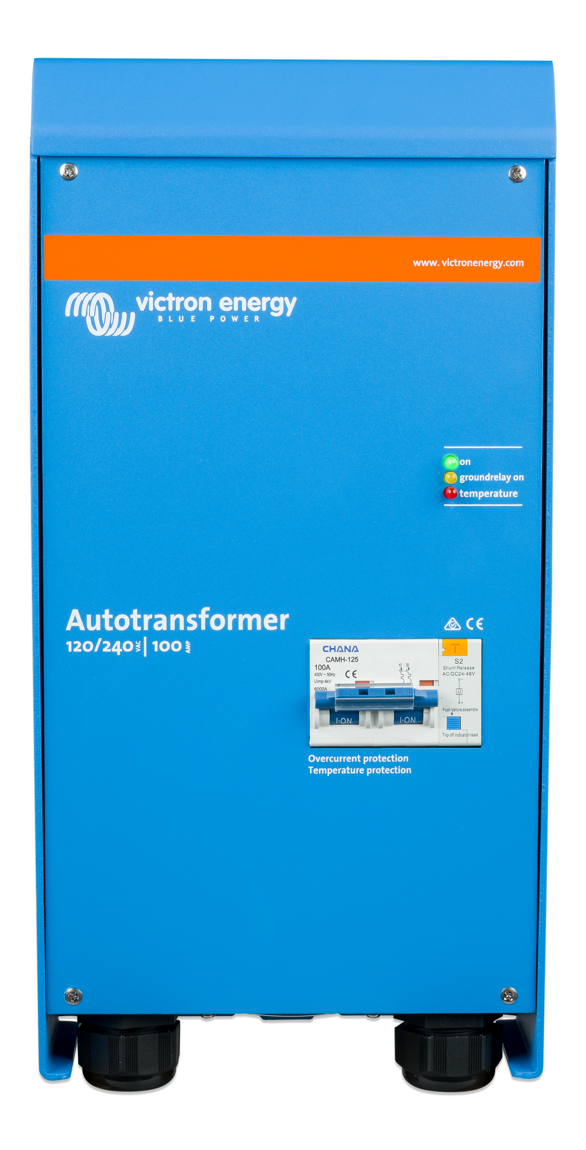 Victron Autotransformer 120/240VAC 100A — front view