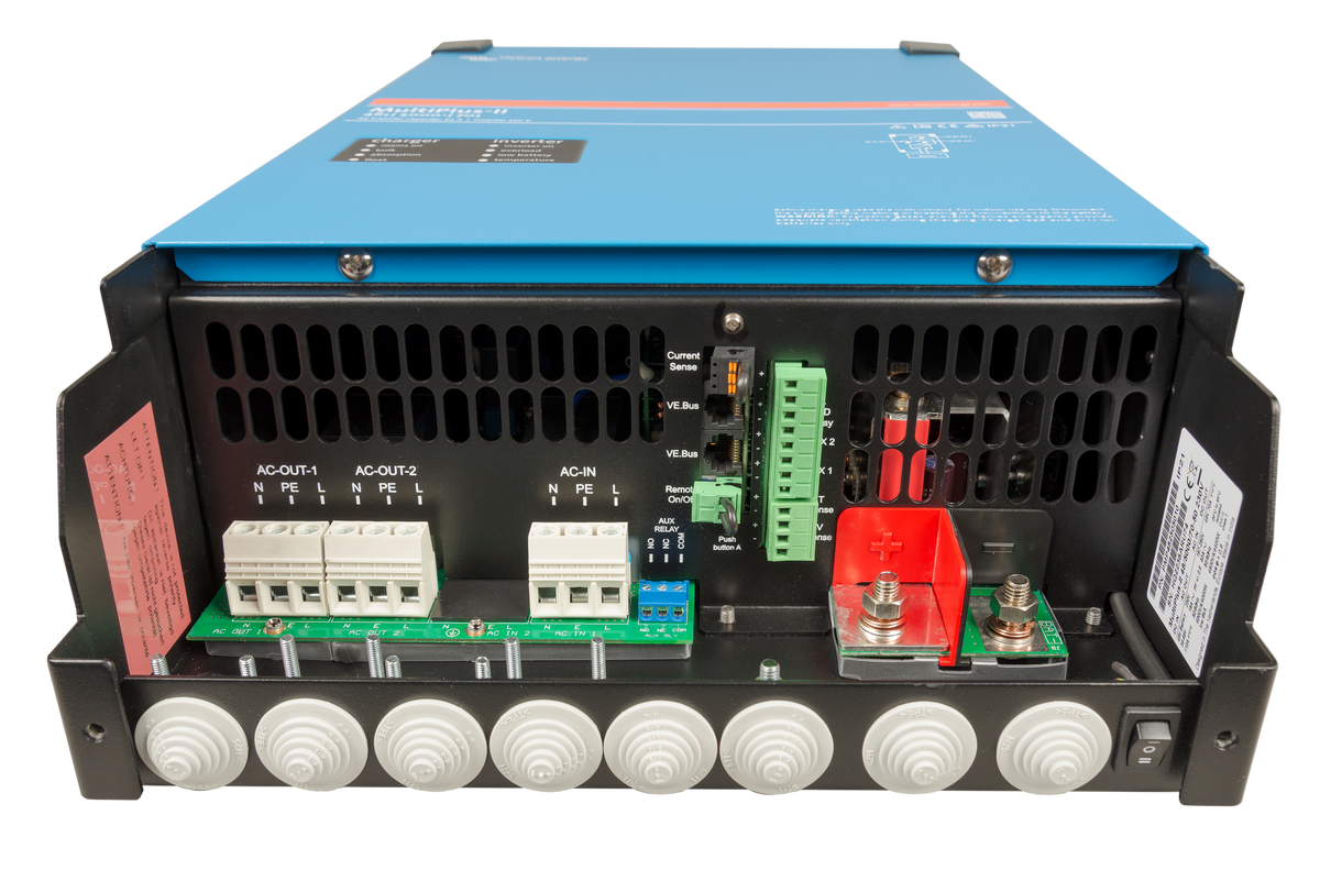 Victron MultiPlus-II 48V 5000VA inverter charger connections