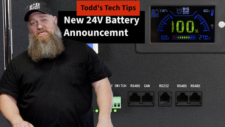 New 24 Volt Battery Technology