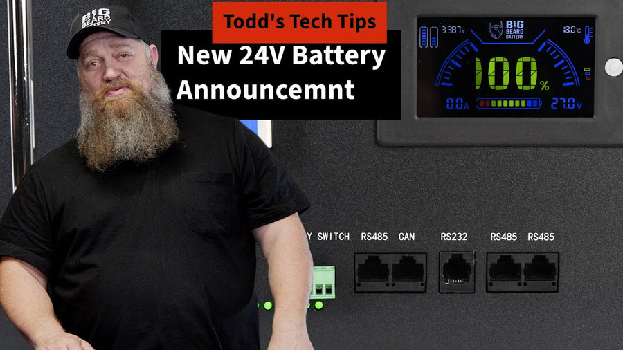 New 24 Volt Battery Technology