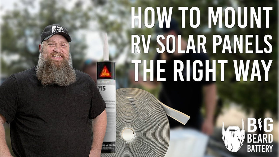 RV Solar Panel Mounting & Sealant Tips