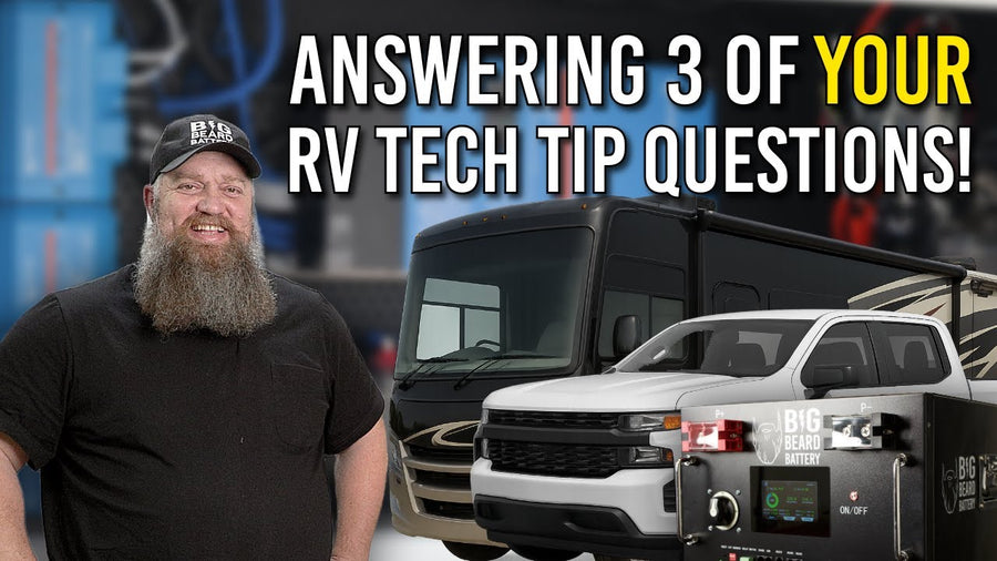 Your RV Battery Questions Answered: Alternator Charging, Battery Storage, and RV Storing Tips