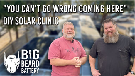 RV Solar Done Right: 4,300W of Power and 3 Beast Batteries at the Big Beard Battery Clinic
