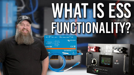 ESS battery function with Victron CAN bus and smart BMS control