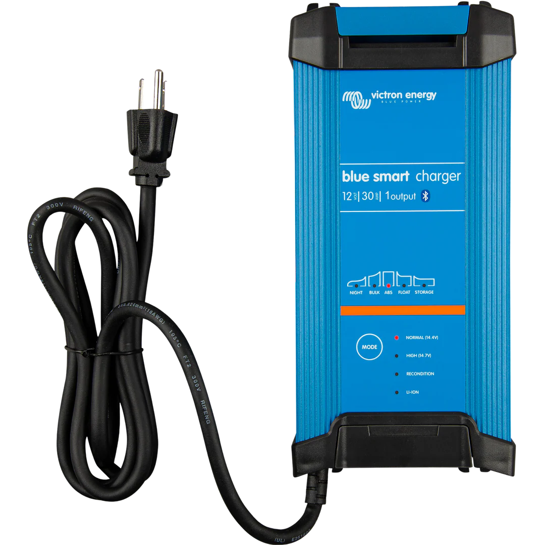 Victron Blue Smart IP22 Charger 12/30(1) 120V – NEMA 5-15