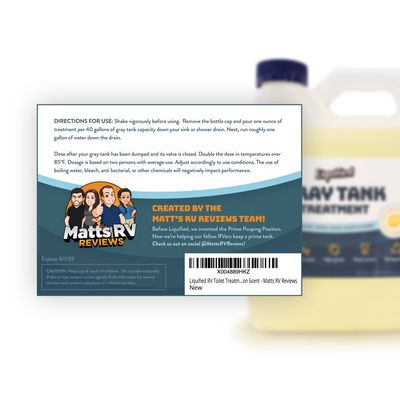 Liquified RV Gray Tank Cleaner - 32oz Single Bottle