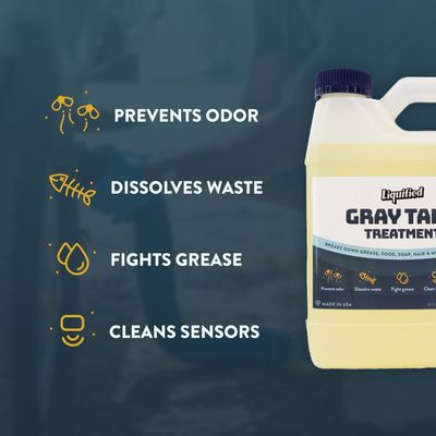 Liquified RV Gray Tank Cleaner - 32oz Single Bottle