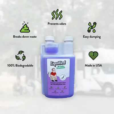 Liquified RV Toilet Treatment - 32oz Single Bottle