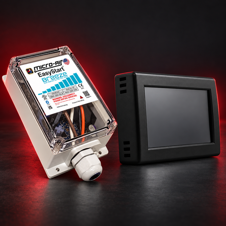 Micro-Air EasyStart Breeze soft starter and RV thermostat