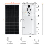 RICH SOLAR MEGA 200 dimensions and specifications