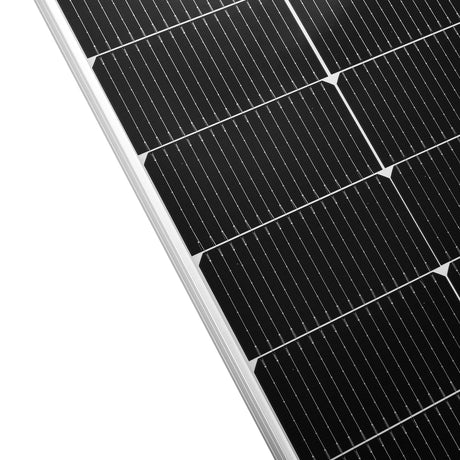 RICH SOLAR MEGA 250 solar panels installed on an RV roof
