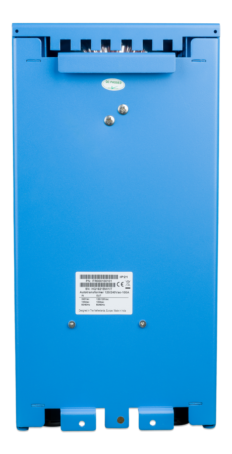 Victron Autotransformer 120/240VAC 100A — back view
