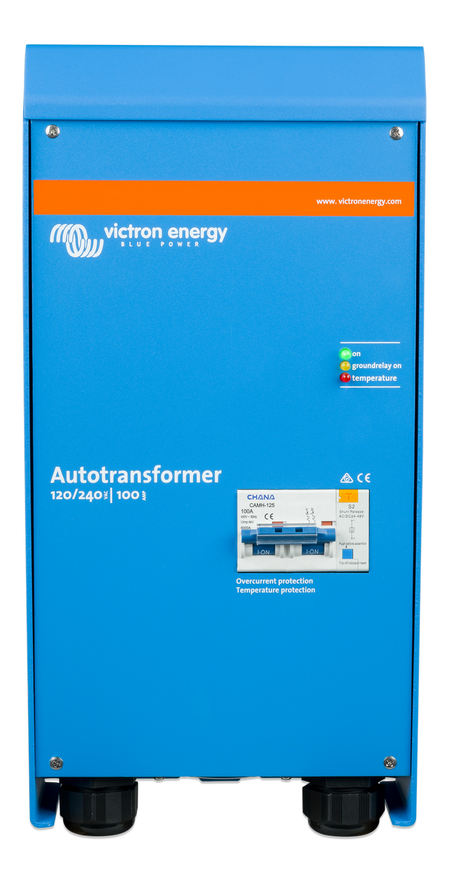 Victron Autotransformer 120/240VAC 100A — front view